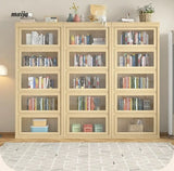 MEIHOUSE Dust-Proof Bookcase Glass Door Standing Cabinet from MEIHOUSE