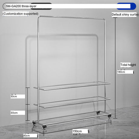 SM Stella Stainless Steel Clothing Prop Stand from SM