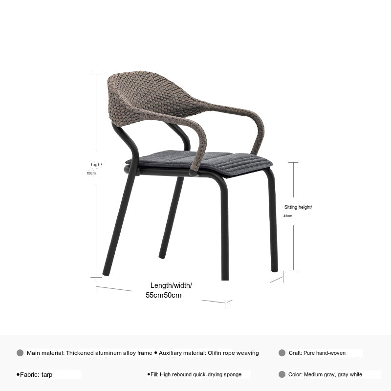 DIME GARDEN Viridian Sleek Luxury Outdoor Dining Set from DIME GARDEN