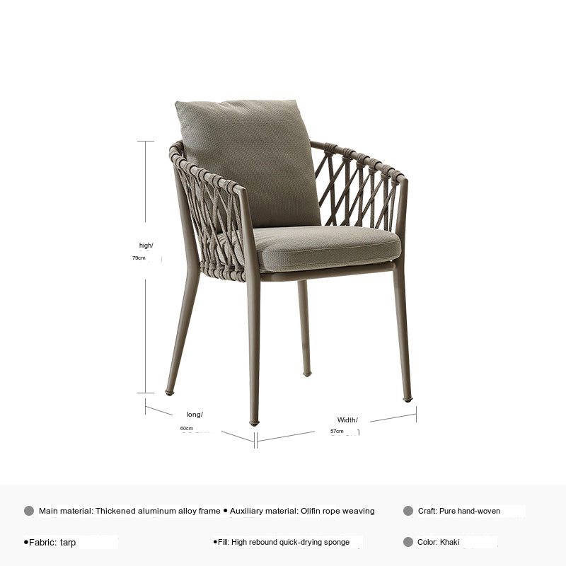 DIME GARDEN Viridian Sleek Luxury Outdoor Dining Set from DIME GARDEN