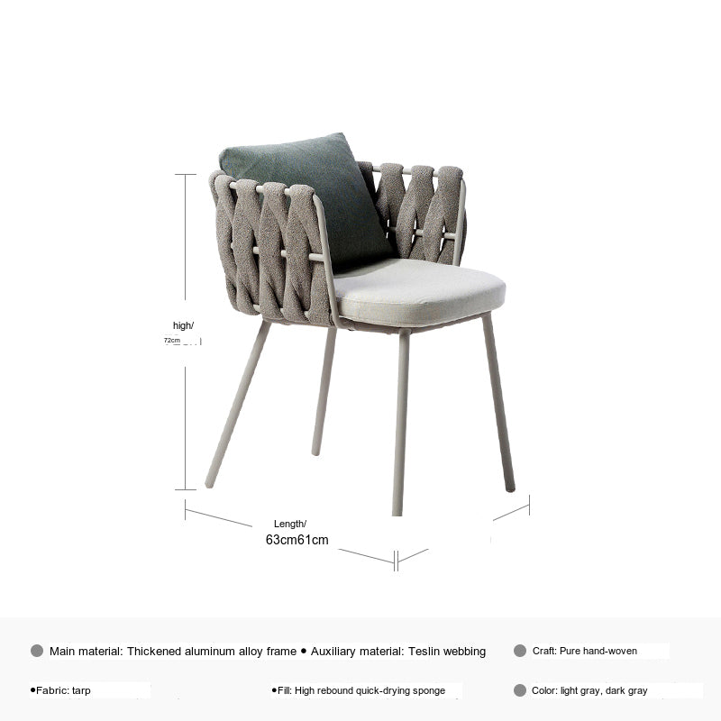 DIME GARDEN Viridian Sleek Luxury Outdoor Dining Set from DIME GARDEN
