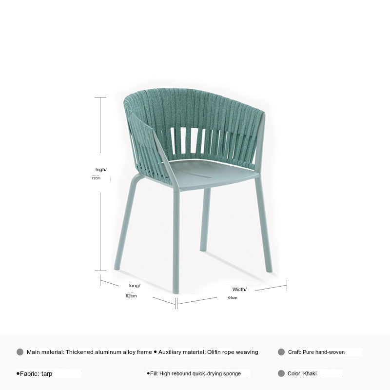 DIME GARDEN Viridian Sleek Luxury Outdoor Dining Set from DIME GARDEN