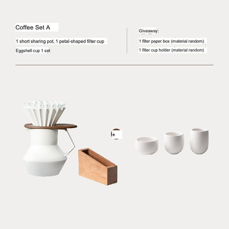 MUMO Lucas Porcelain Coffee Set from MUMO