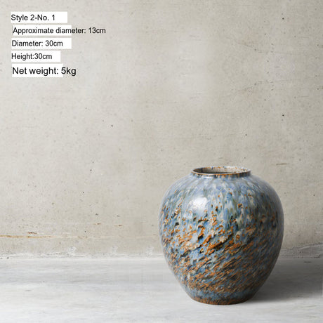 JOTO Retro Floor Ceramics Chinese Style Living Room Decor from JOTO