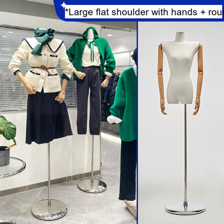 SM Rose Mannequin Stand with Pleated Skirt from SM