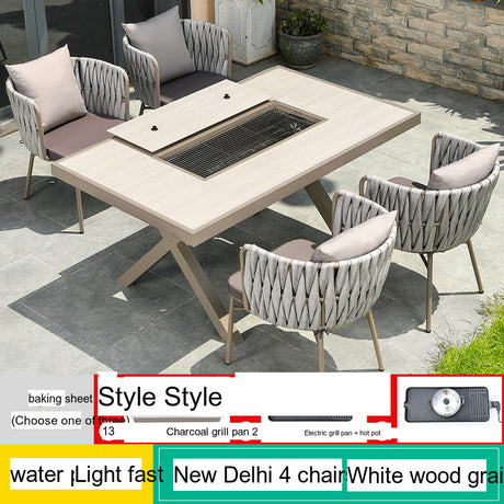 MOJIA Niko Scandinavian Metal Lounge Chair for Outdoor Retreats from MOJIA