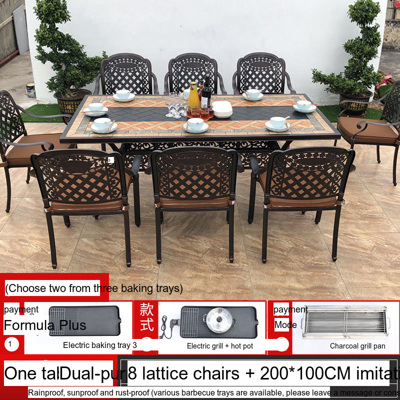 MOJIA Yannis Smokeless Electric Korean BBQ & Hot Pot Grill Table from MOJIA
