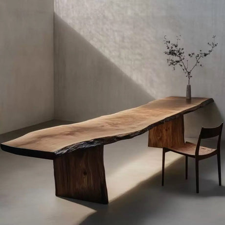 JINYI Kira Rustic Solid Wood Long Table from JINYI