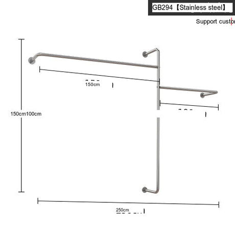 SM Grace Universal Stainless Steel Clothing Hanger Stand from SM