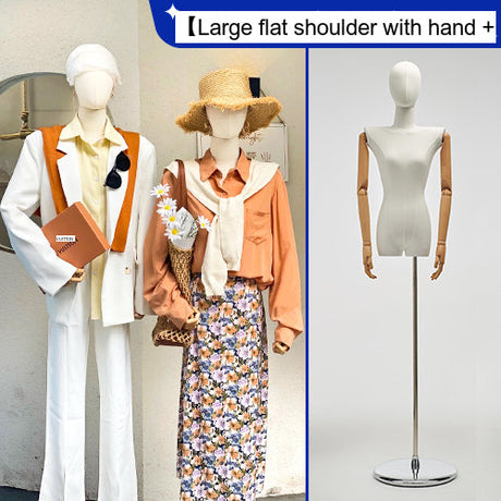 SM Rose Mannequin Stand with Pleated Skirt from SM