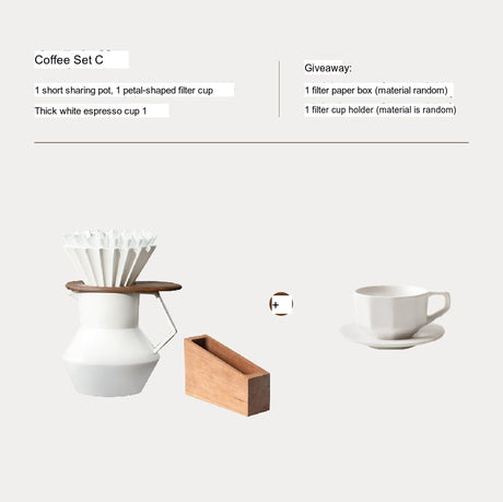 MUMO Lucas Porcelain Coffee Set from MUMO