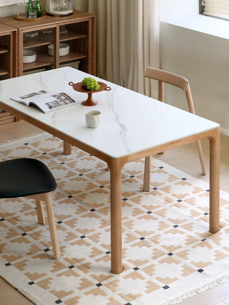 JINYI Elowen Minimalist Solid Wood Dining Set from JINYI