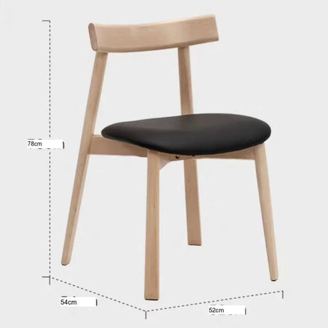 JINYI Elowen Minimalist Solid Wood Dining Set from JINYI