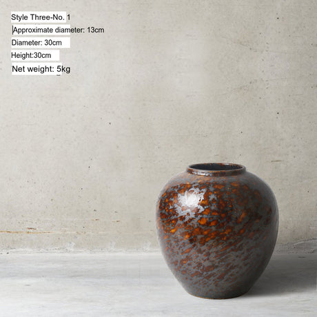 JOTO Retro Floor Ceramics Chinese Style Living Room Decor from JOTO