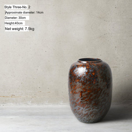 JOTO Retro Floor Ceramics Chinese Style Living Room Decor from JOTO