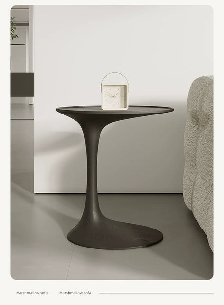 SAMMI Oliver Modern White Wax Wood Side Table from SAMMI