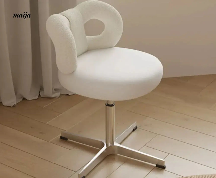 Princess Rotating Cream Dressing Stool from maija
