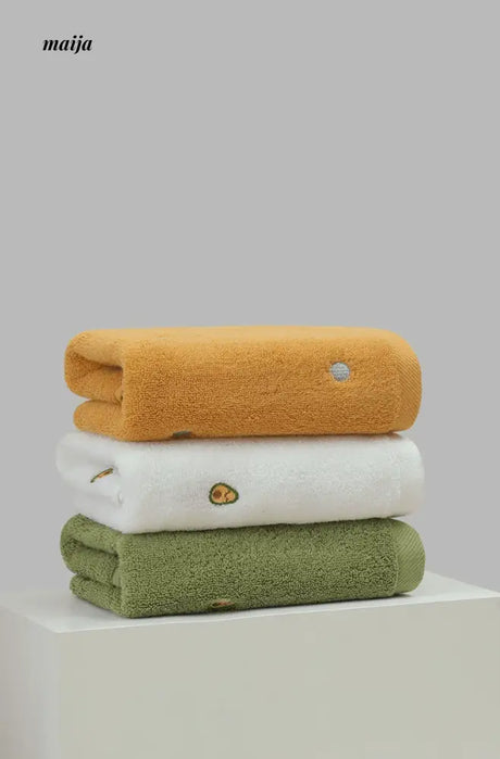 Avocado Cotton Towels from maija
