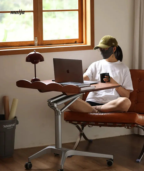Cherry Wood Moveable Standing Desk from maija