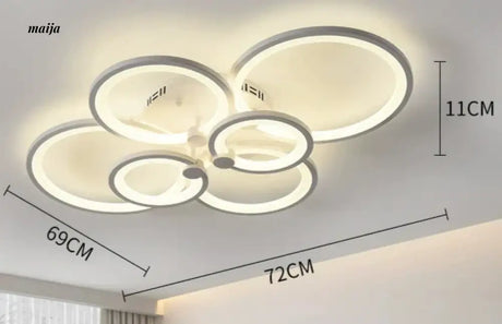 GVG Liyana Looping Circles Ceiling Lamp from GVG