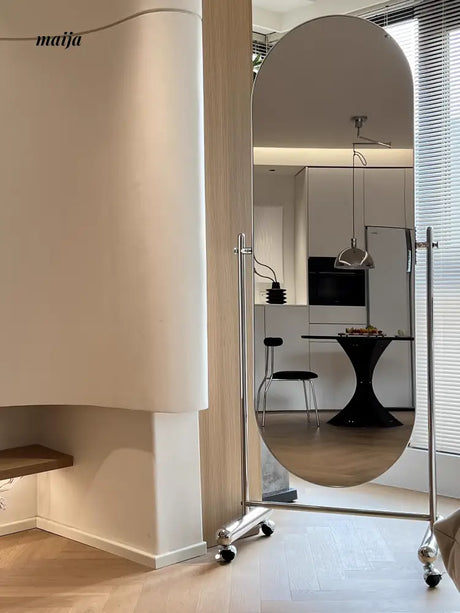 MOODSTORM Mobile Oval Full-Body Mirror from Kaiyashi