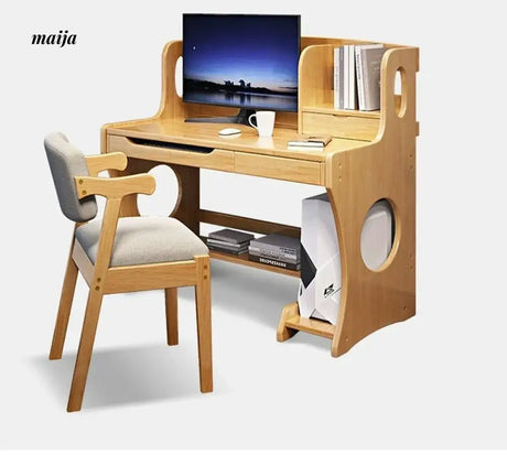 Jasper Full Wooden Study Desk Set from maija