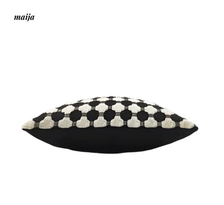 HOUSE OF YINN Luxury Polka Dot Wool Pillow Cushion from MOSE