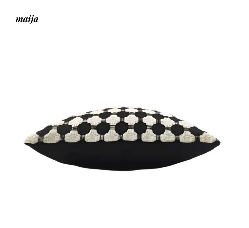 HOUSE OF YINN Luxury Polka Dot Wool Pillow Cushion from MOSE