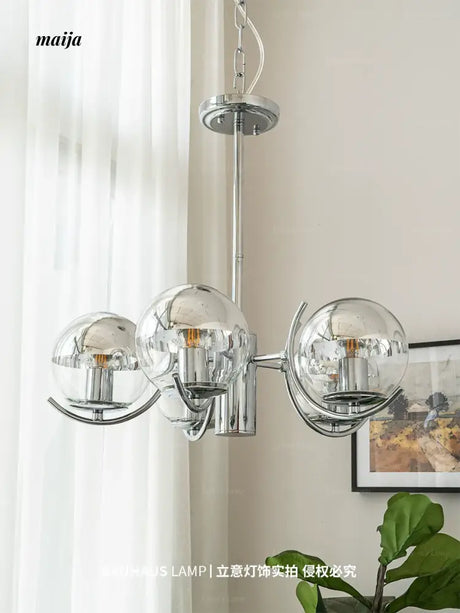 LYNN Space Age Glass Chandelier from Lynn's Lamp