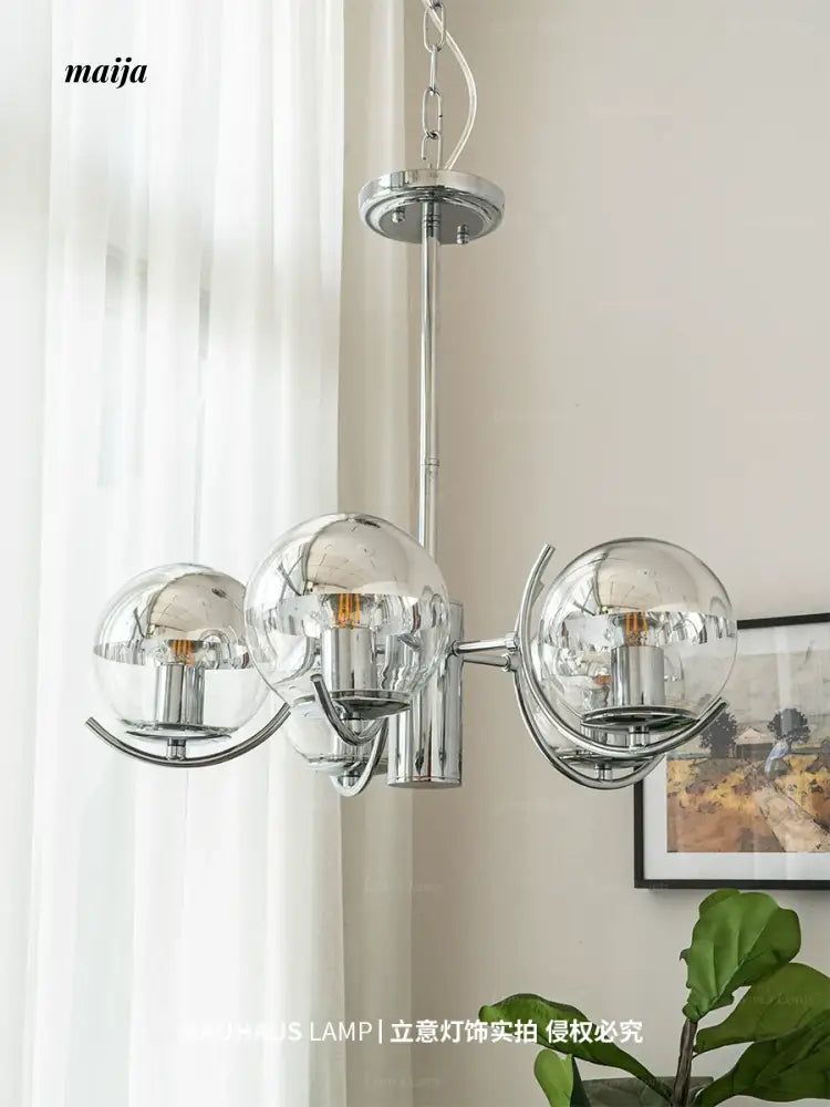 LYNN Space Age Glass Chandelier from Lynn's Lamp