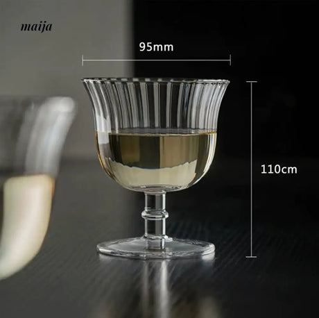 Estelle Moscato Corrugated Wine Glass from RAZEND