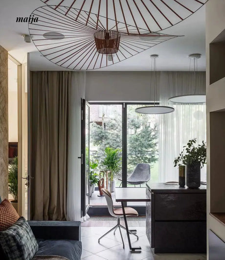 Replica Straw Hat Chandelier from maija