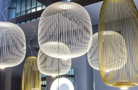 Bird Cage Slim Ceiling Light from maija