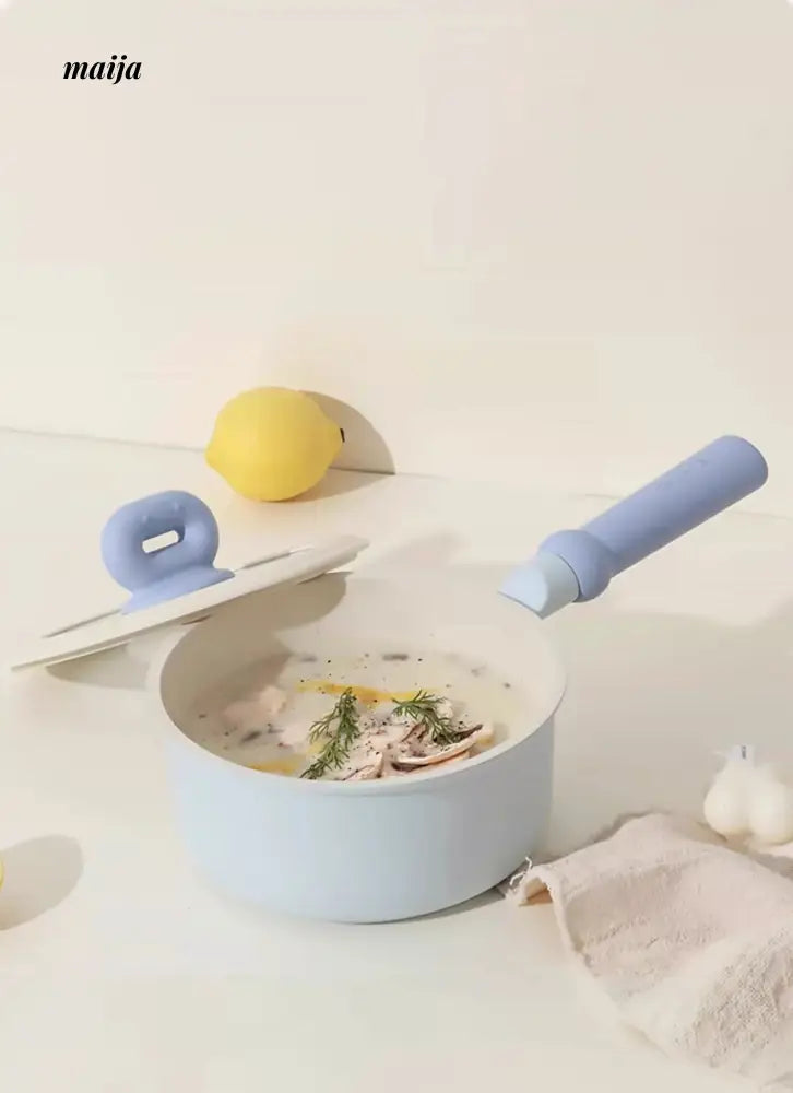Pastel Blue Milk Steam Pot from CAROTE