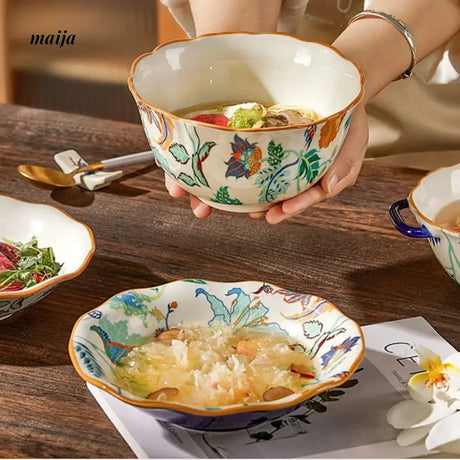 MOSE Ceramic Double-Ear Soup Bowl from MOSE