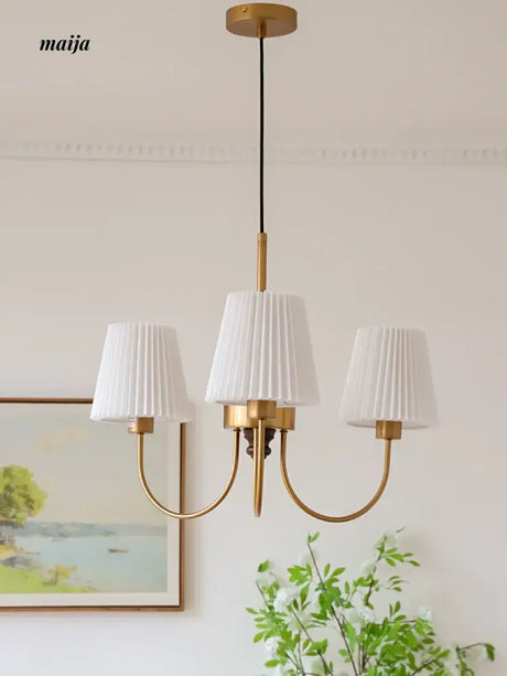 NANCY French Retro Chandelier Modern Bedroom Lamp from NANCY
