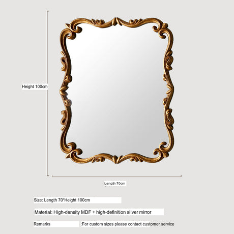 LANXESS Verity Elegant Vintage Wall-Mounted Dressing Mirror from LANXESS