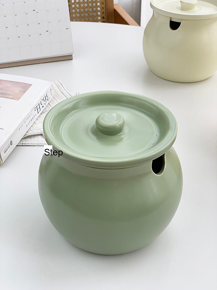 YASUKI Jasper Elegant Matte Ceramic Seasoning Tank from YASUKI