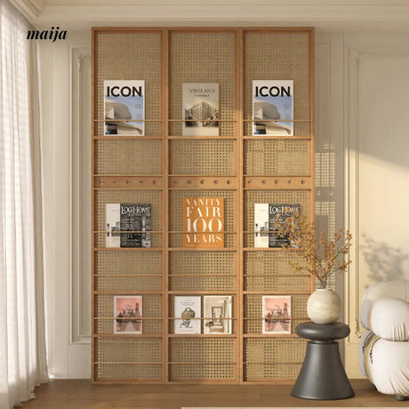 HARUNO Phoebe Rattan Partition Wall from HARUNO