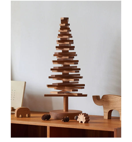 MUMO Hazel Solid Wood Christmas Tree Decor from MUMO