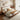 DOSMARS Claire Creamy Retro Solid Wood Bed from DOSMARS
