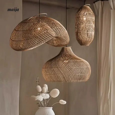 ZHONGSHAN Zen Rattan Chandelier for Hotel from ZHONGSHAN