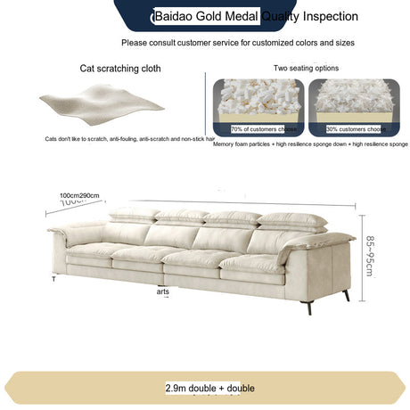 FASATI Jasper Elegant Down-Filled Minimalist Sofa from FASATI