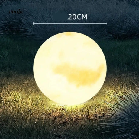 GVG Solar-Powered Waterproof Moon Garden Lamp from Kaiyashi
