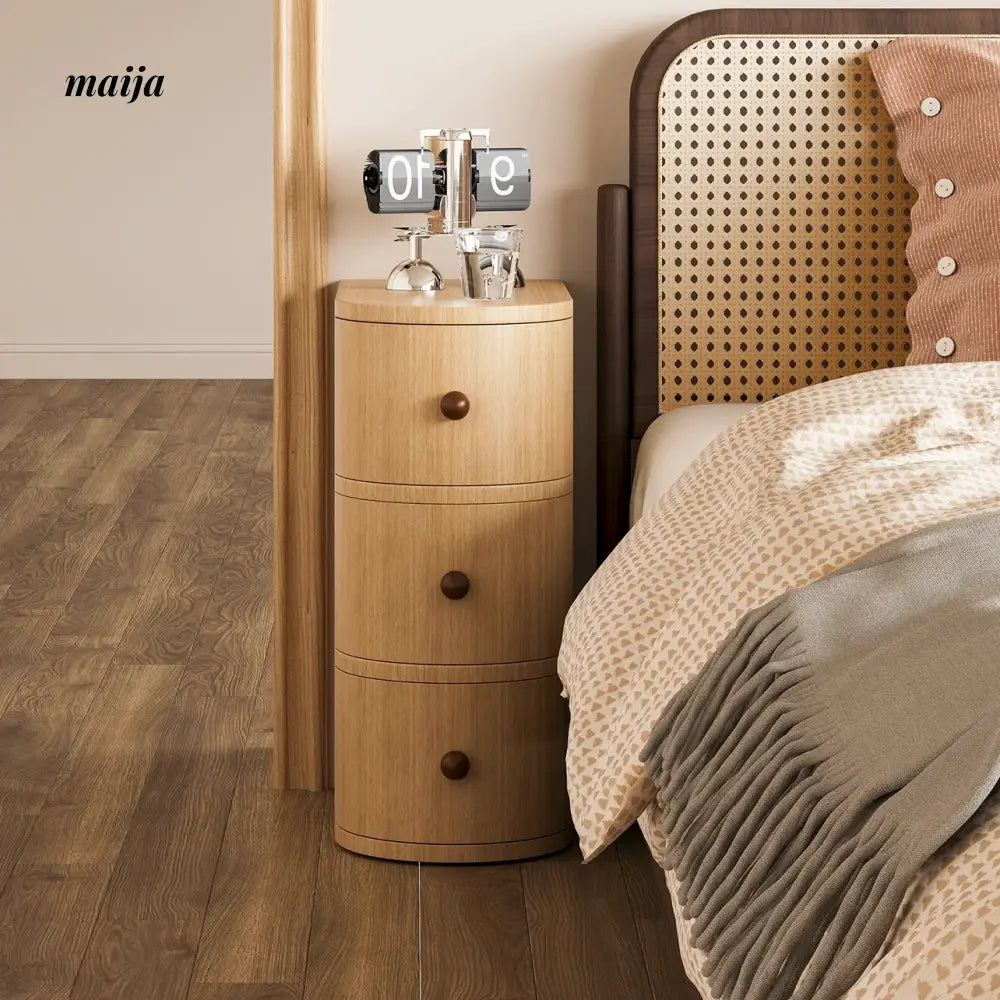 KAWADENO Narrow Minimalist Bedside Cabinet from KAWADENO