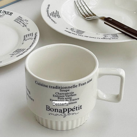 YASUKI Maximilian Retro-Inspired English Letter Cup from YASUKI