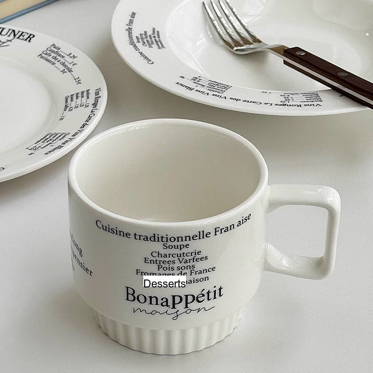 YASUKI Maximilian Retro-Inspired English Letter Cup from YASUKI