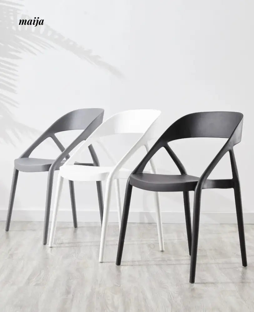 (Set of 2) Haines Plastic Dining Chair