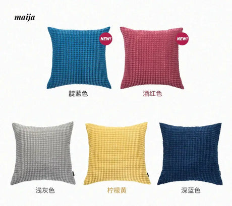 MISTYWOOD Scandinavian Cotton Yellow Pillowcase from MISTYWOOD