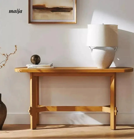 Lowri Solid Wood Console Table from maija